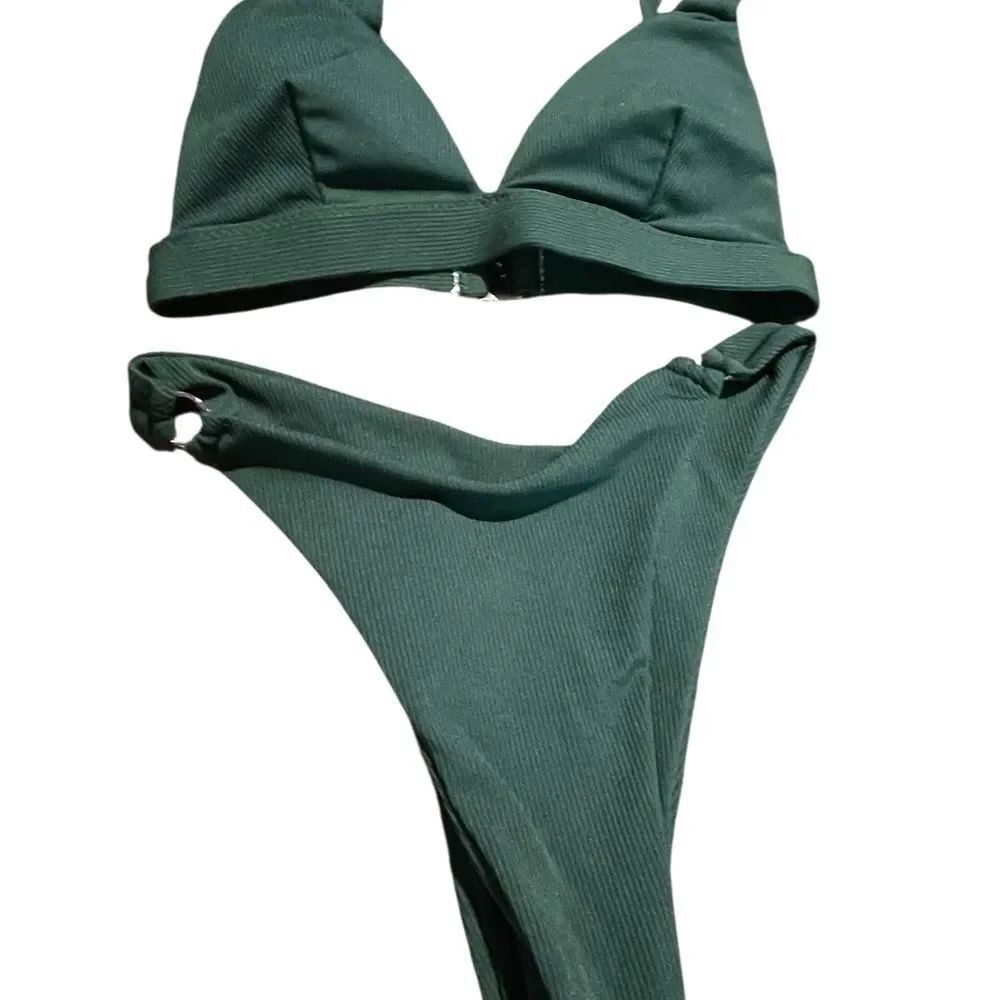 Ocean Voast size XS Green Bikini Set perfect condition see pics